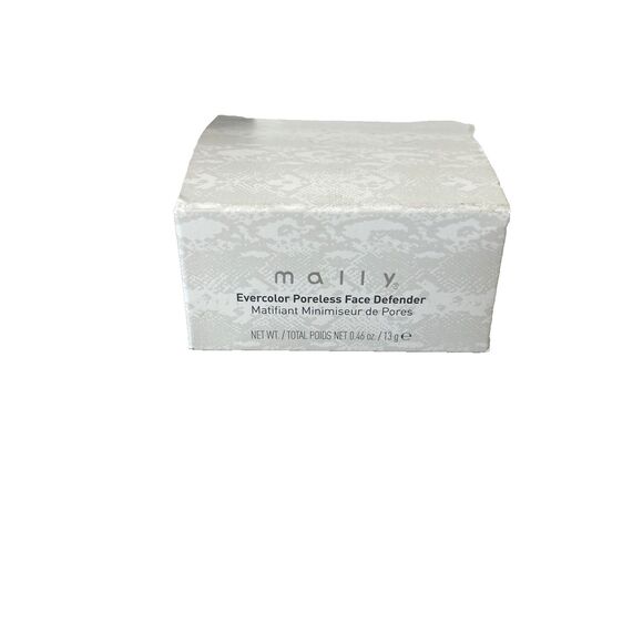 Mally Evercolor Poreless Face Defender  w/ Sponge Sheer Full Size 0.46 oz NEW - Picture 9 of 9